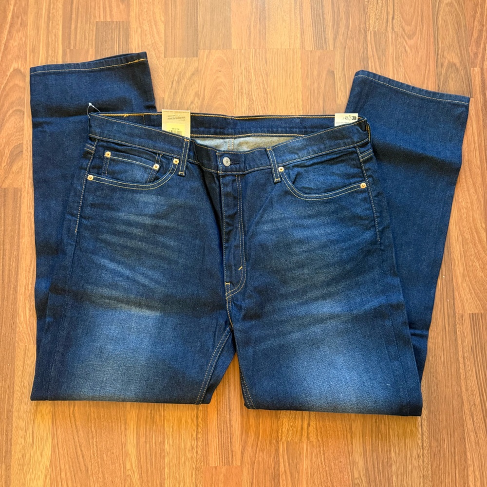 Levi's Men's Straight Jeans - Dark Blue Wash